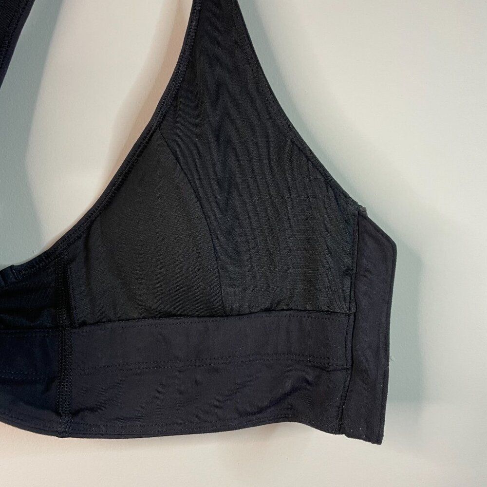 Lululemon Zipper Cool to Street Racerback Sports Bra Black No Tag Size 4 - Picture 5 of 11